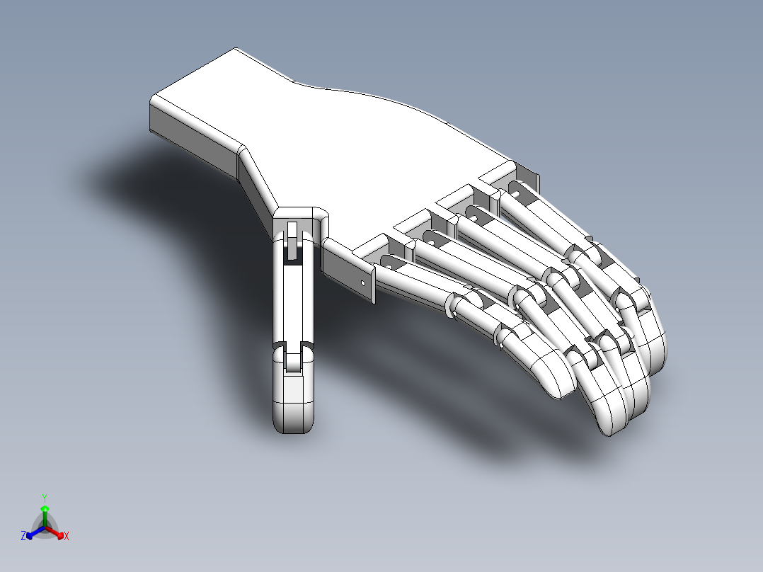 仿生机械手 (19)正等轴测图