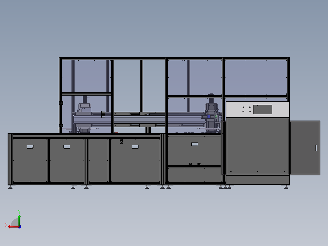 液晶行业面板半自动盖panel-sw18可编辑后视图