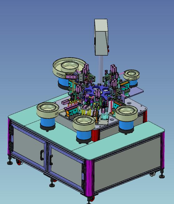 <span style='color: red'>转盘</span><span style='color: red'>机</span> 3D模型
