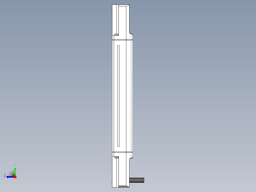 基恩士SL-V12H(S)_R_kc图纸模型右视图