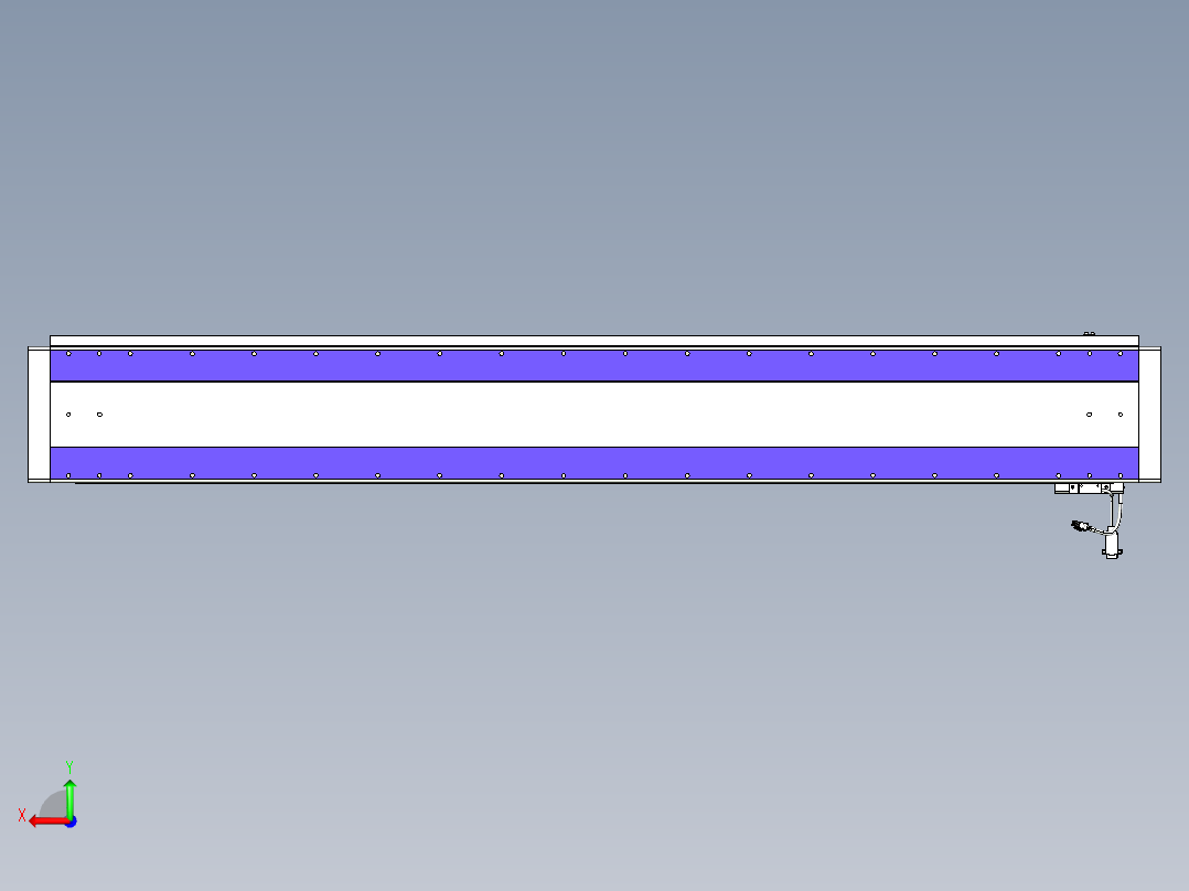 威洛博VL系列3d模型模组VL22H1Y-S1600后视图