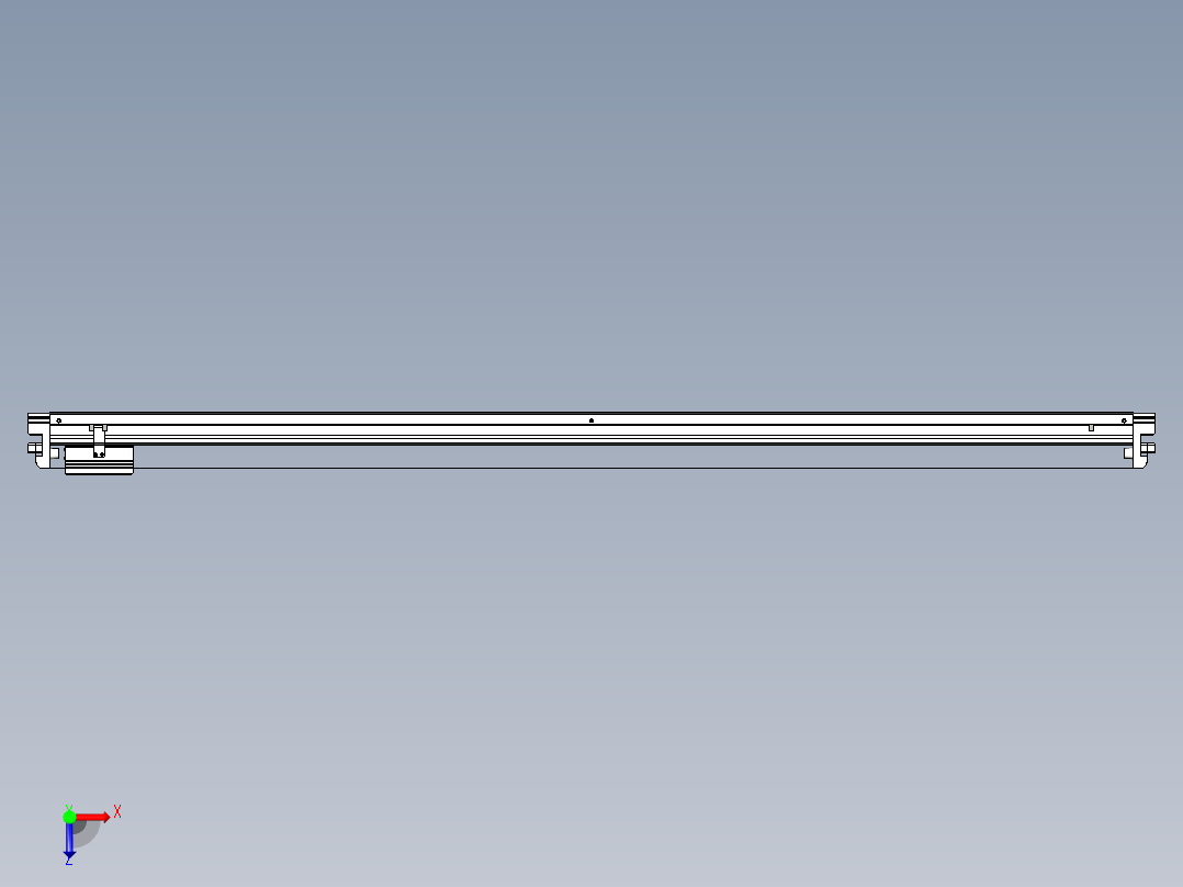 威洛博VL系列3d模型模组VL22H1Y-S1600俯视图