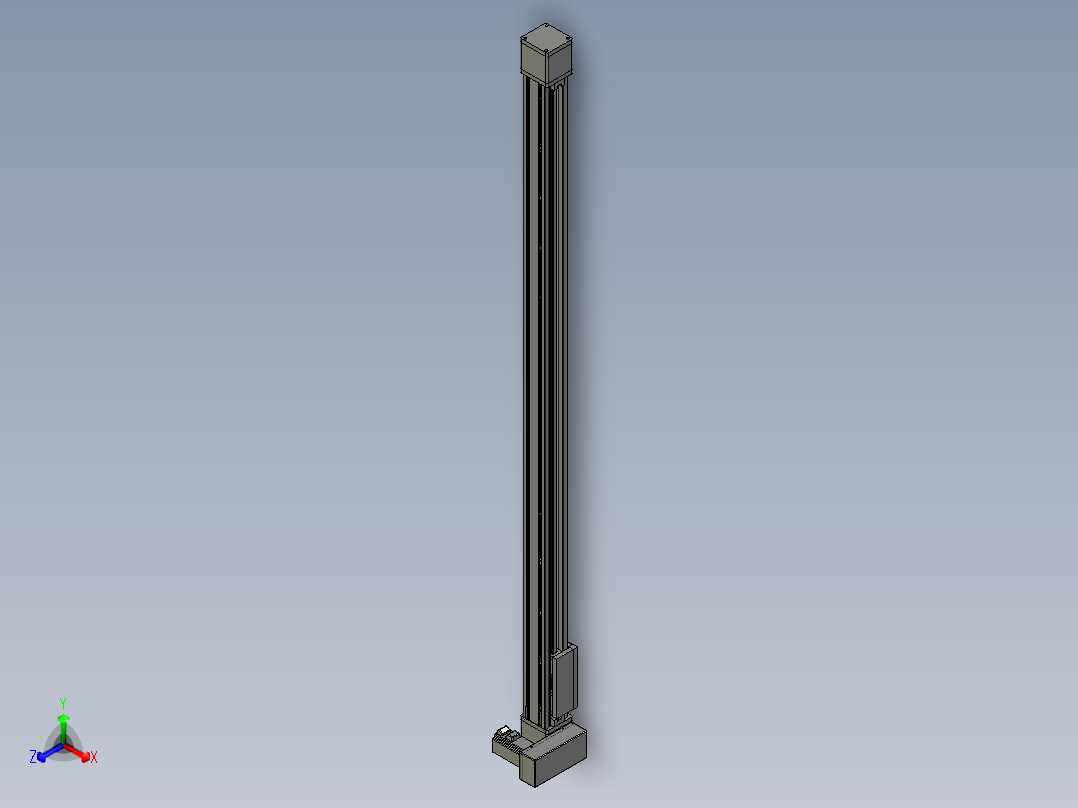 欧规系列-GB8-L96-S1700-BRD-P40-MS3正等轴测图