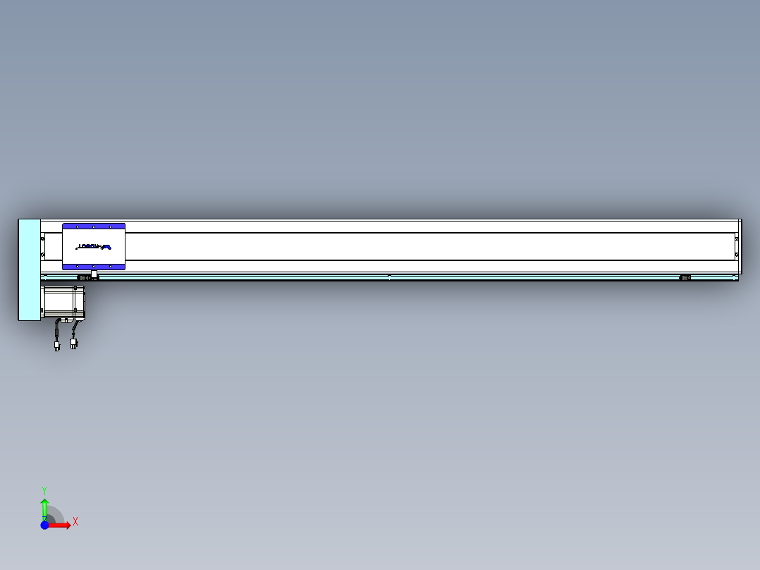 威洛博VC丝杆传动-无尘环境VC14-Lxx-C-S1500-BL-ZP75-C3前视图