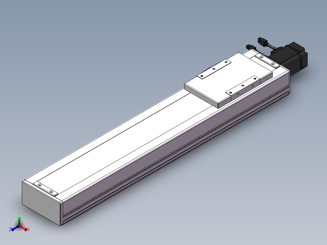 精密模组MC140-L05-500-BC-M200-C4正等轴测图