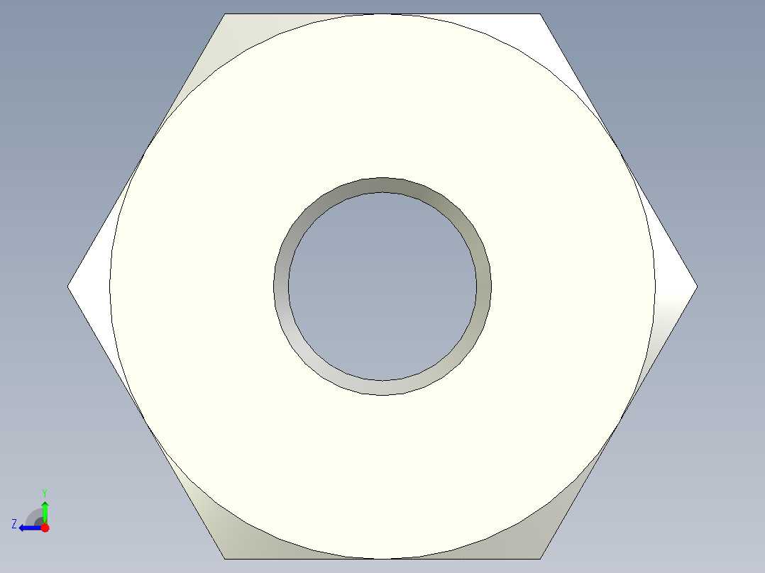 螺母-Nut_M20-100-50-30-30.stp右视图