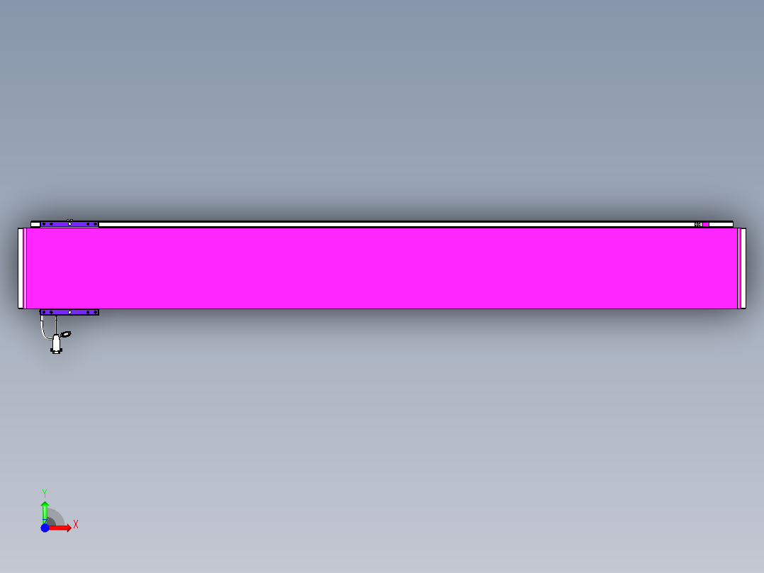 威洛博VL系列直线电机模组-VL22H2-S1700前视图