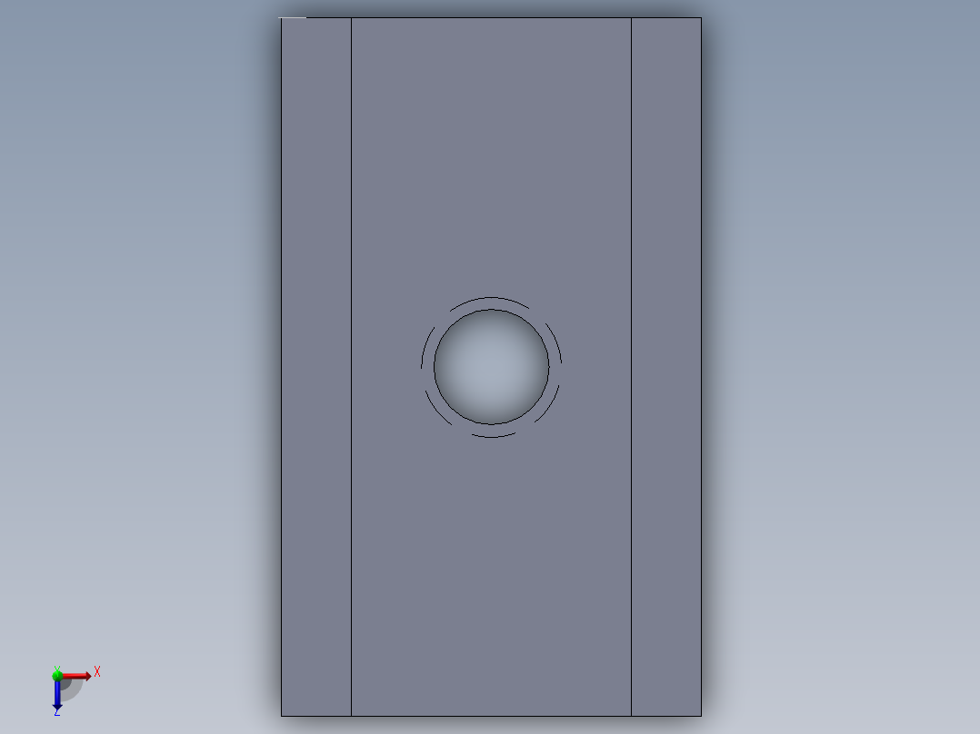 铝型材及其附件2.31.08.M4俯视图