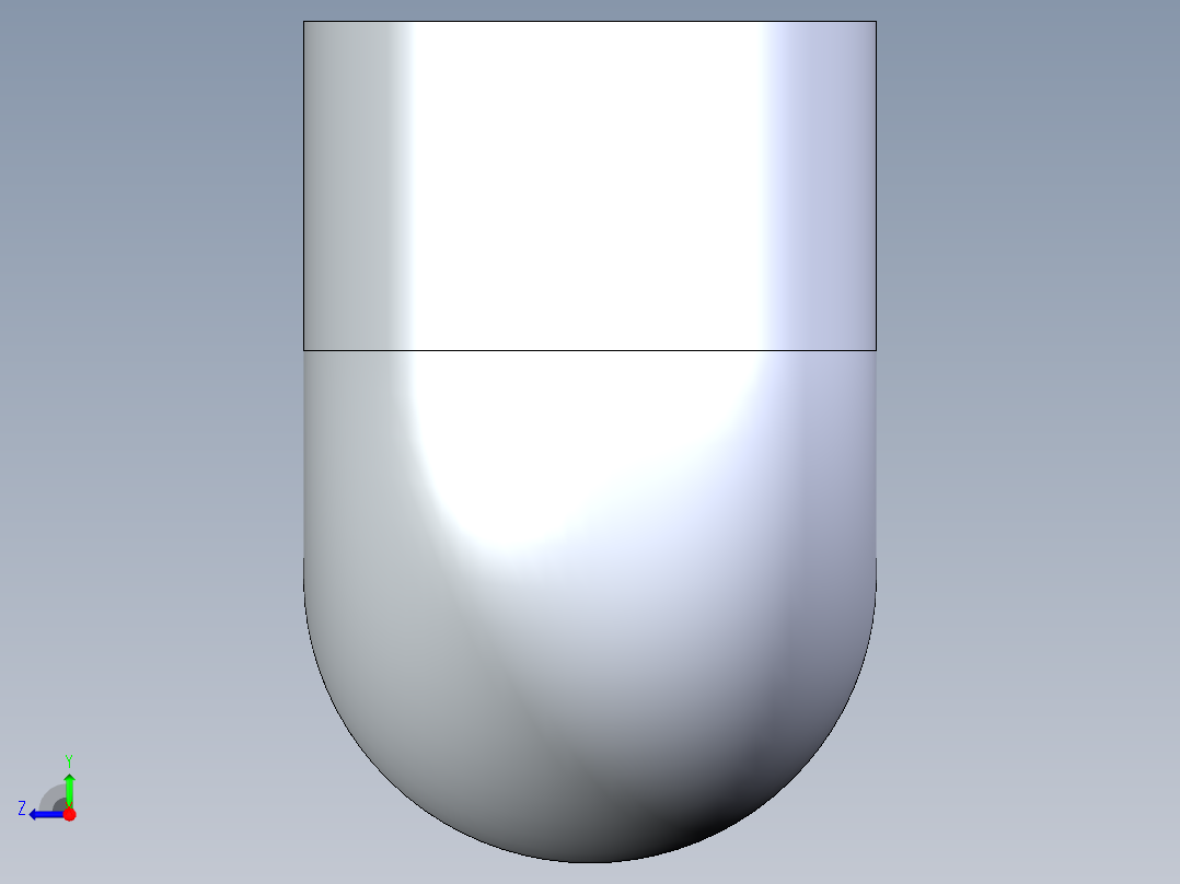 CPVC管件05-Sch80_90Elbow_SxS_9806-020 _2in右视图