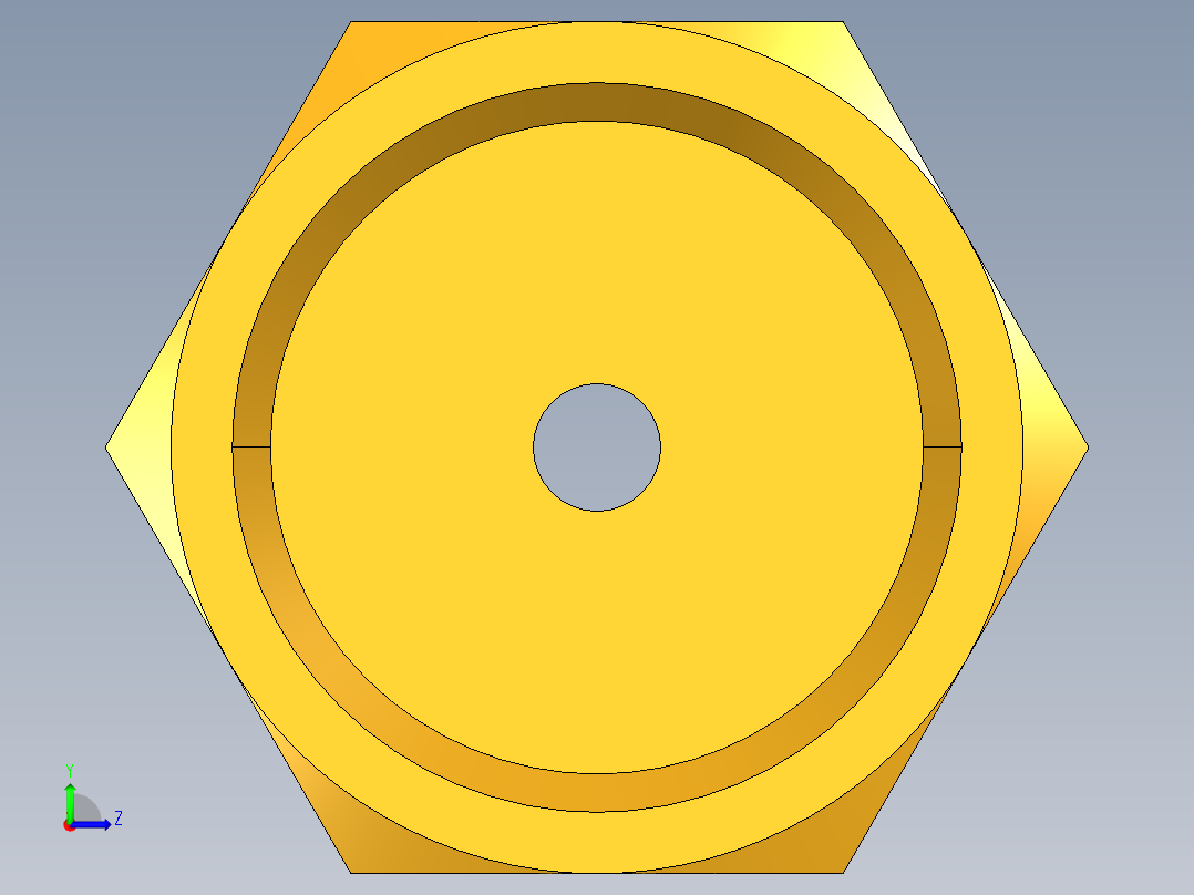 扩口式工业通用硬管接头Refrigerant Drum a Aapter 1F-4-12左视图