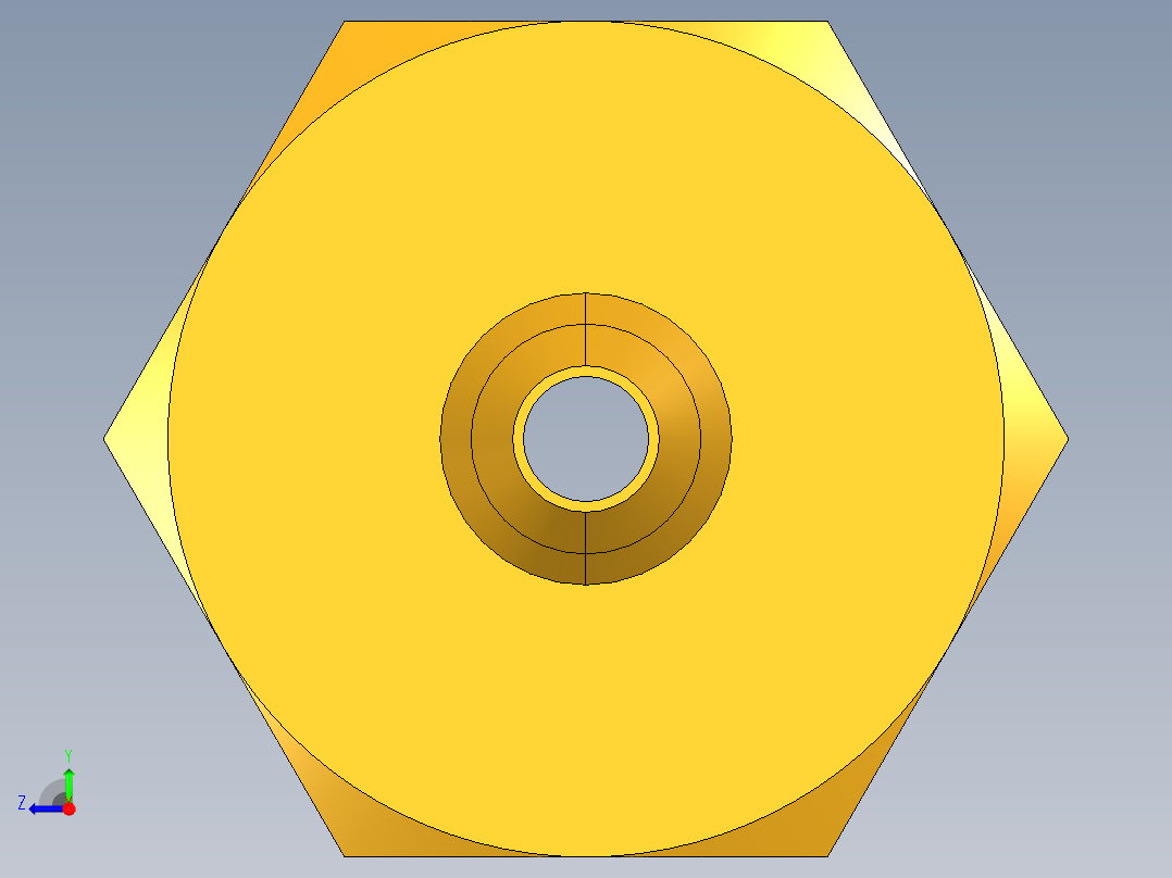 扩口式工业通用硬管接头Refrigerant Drum a Aapter 1F-4-12右视图