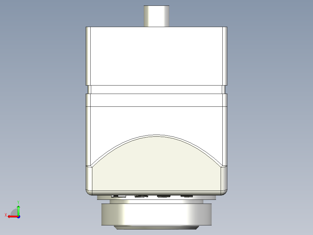 位置顯示器5563-3D多系列多零件图纸模型后视图
