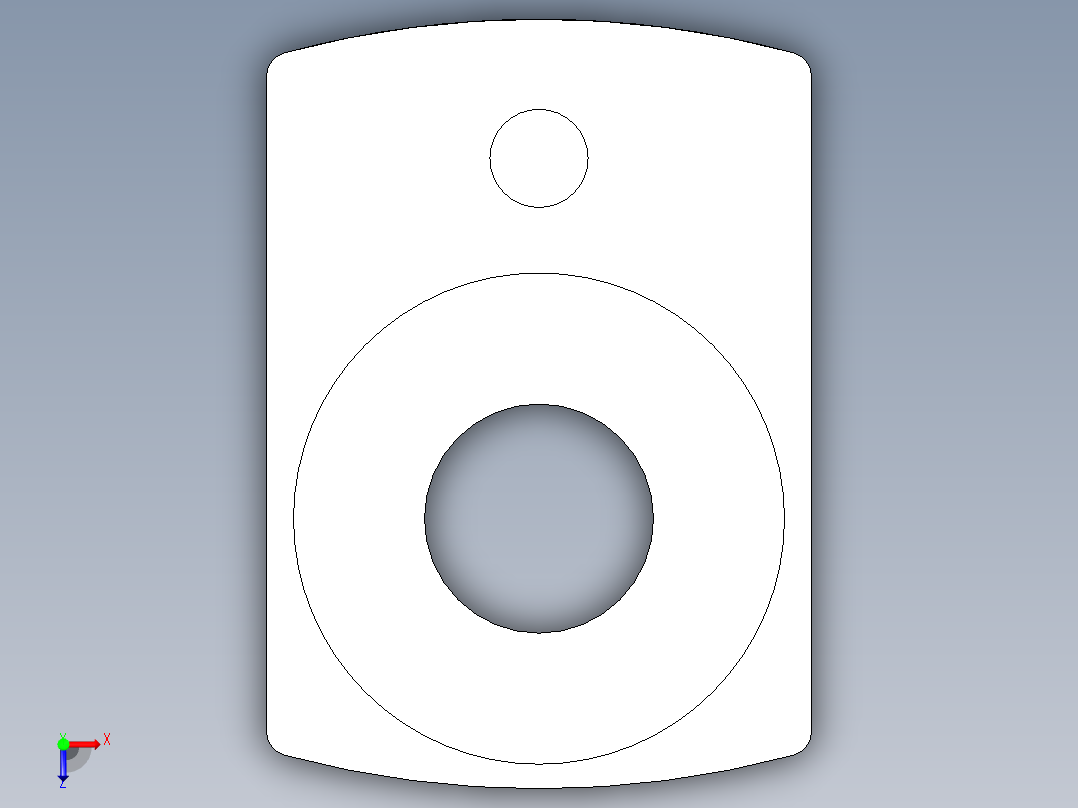 位置顯示器5563-3D多系列多零件图纸模型俯视图