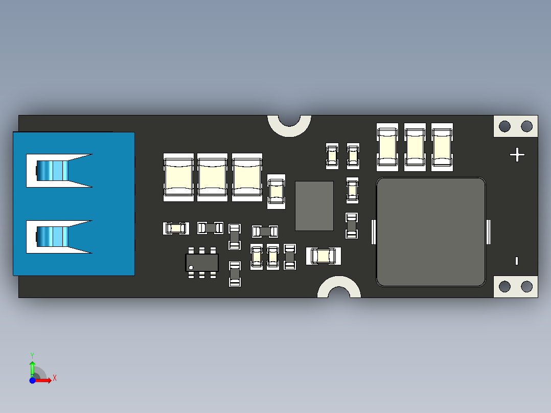 快速充电tps61088升压模块前视图