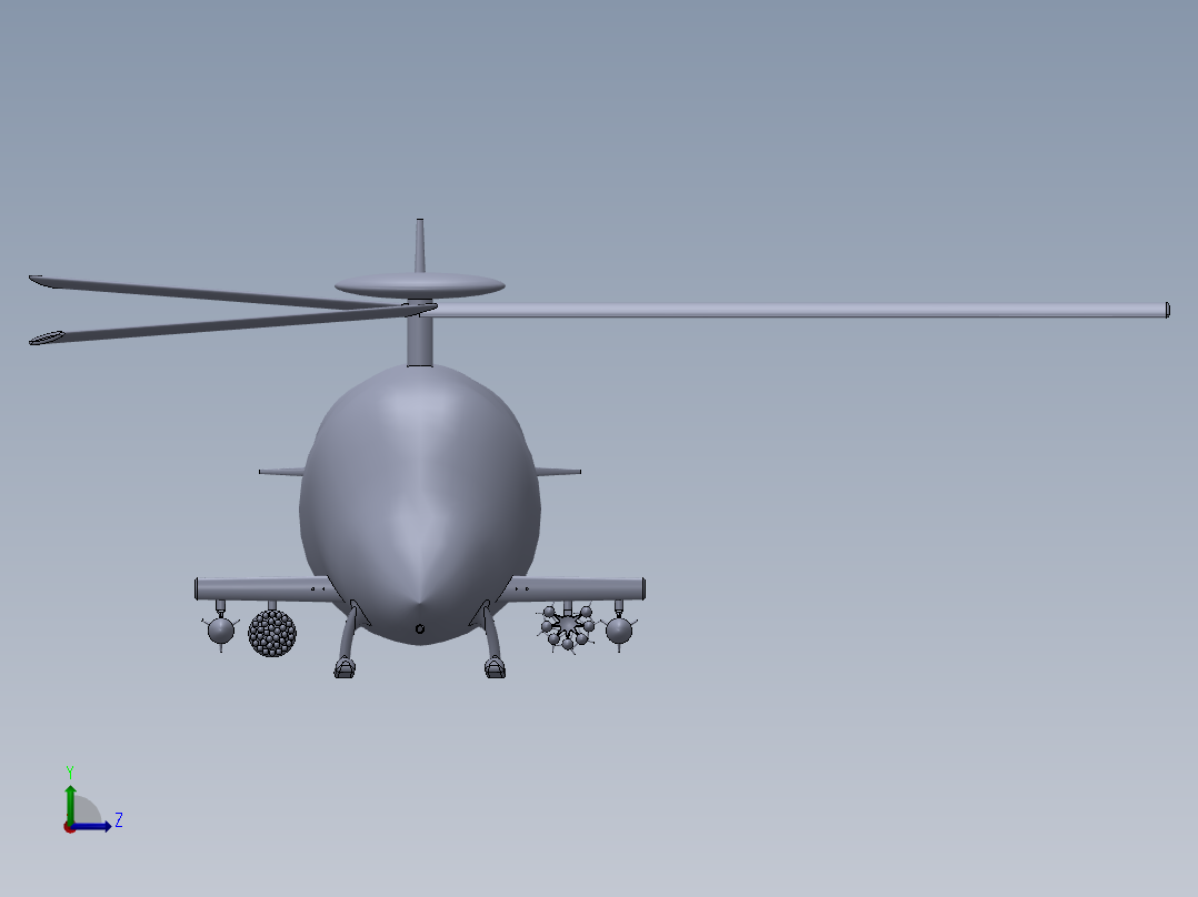 直升飞机 飞机模型设计 (72)