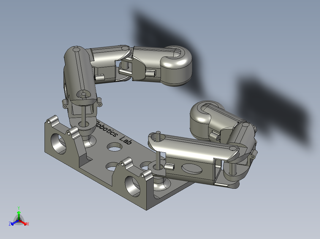 <span style='color: red'>机器人</span>的手臂<span style='color: red'>3D</span><span style='color: red'>模型</span>