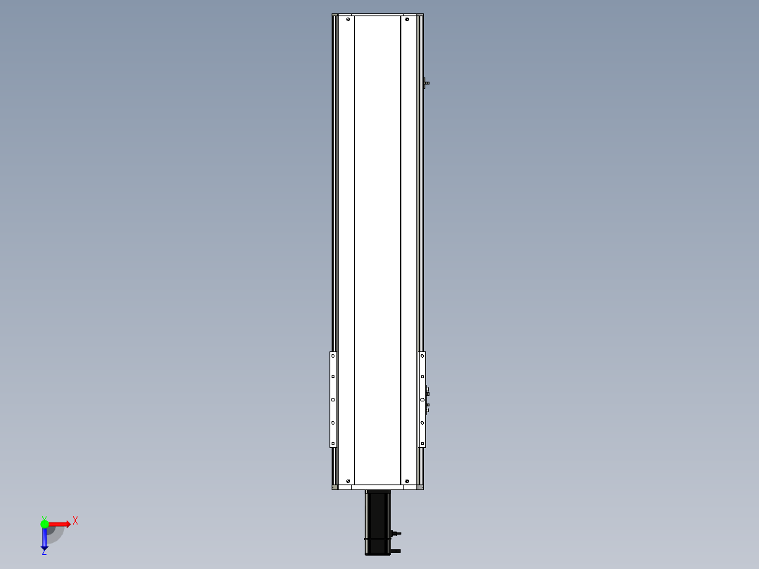 Toyo东佑达直线模组-ETH22-750-BC-400W+煞車俯视图