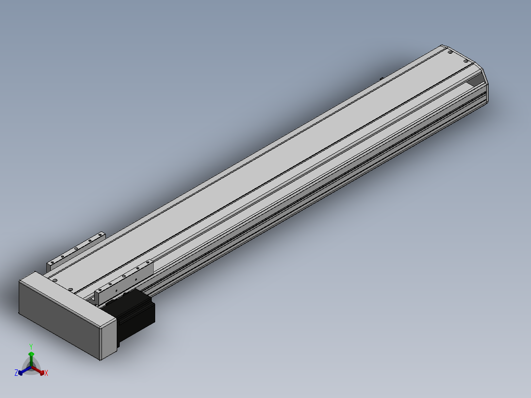 精密模组MY140-T10-800L-BL-P40B-C4-C正等轴测图