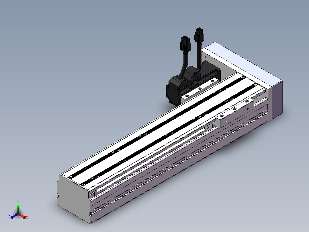 精密模组MY80S-T10-250L-P10B-BL-C4正等轴测图