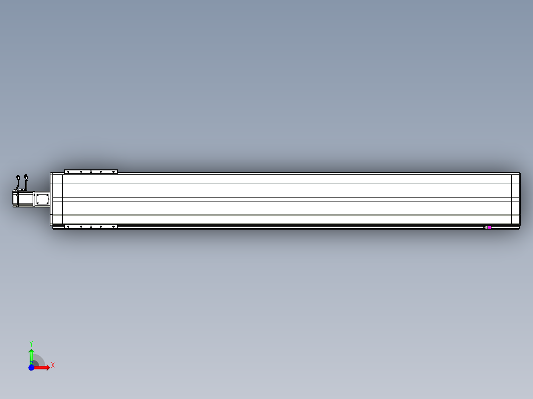 VF丝杆传动-一般环境VF27-Lxx-C-S2000-BC-ZP75-C3前视图
