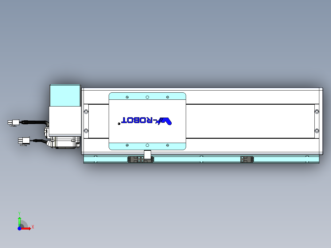 威洛博VBC同步带传动一无尘环境VBC14-L45-S200-BRD-ZP40-C3前视图