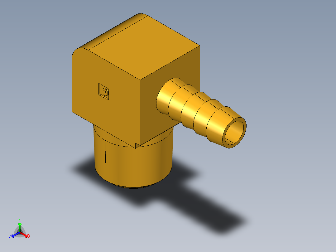 倒齿式工业管接头Hose Barb 90Deg Elbow to Male Pipe 129HB-6-8