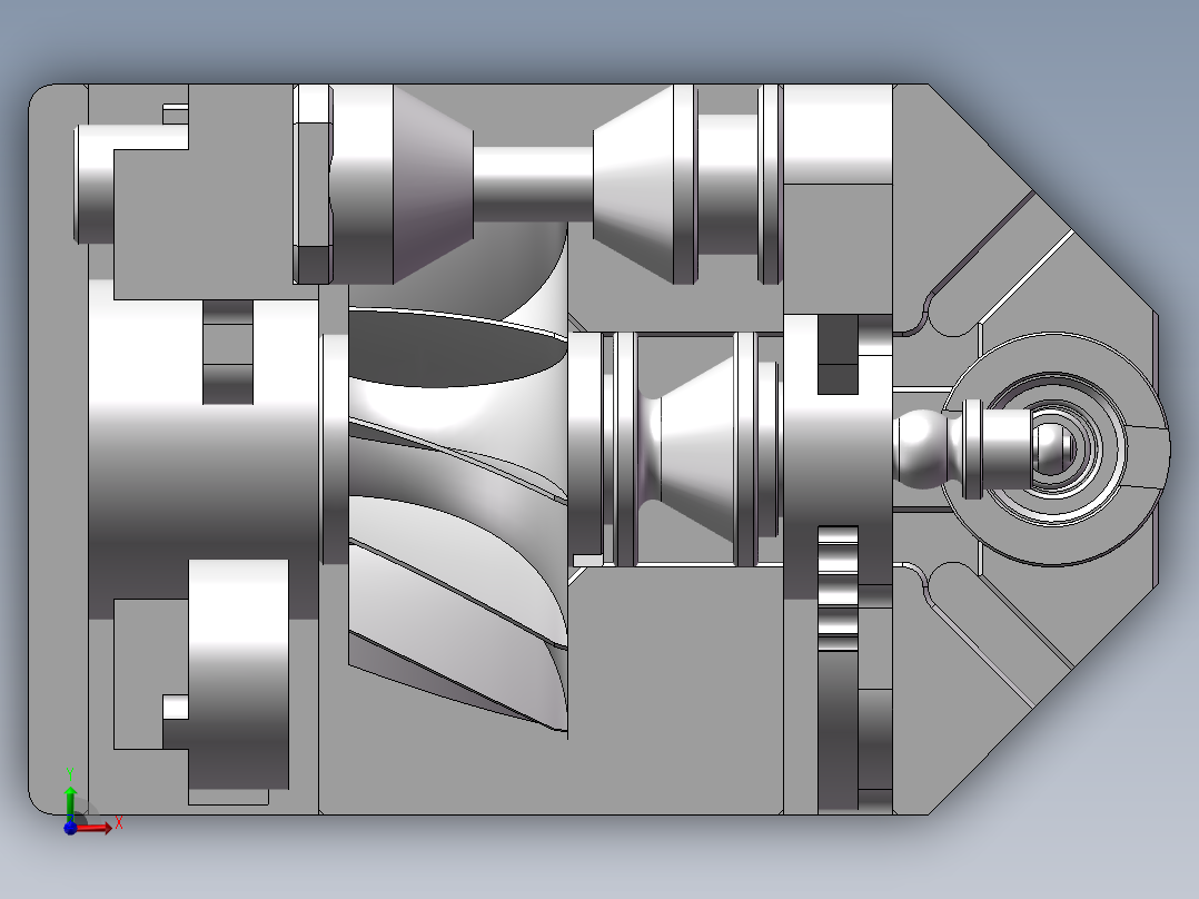 气动抽水机前视图