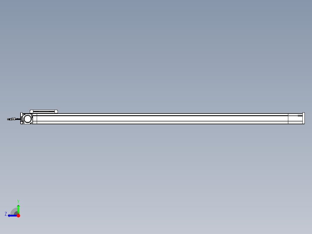 威洛博LB.GB同步带传动--欧规系列LB6A-L130-S1400-BL右视图