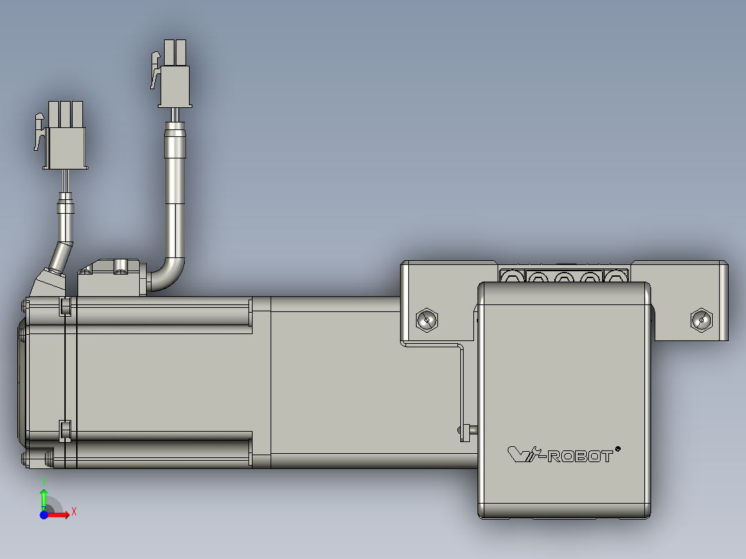 威洛博直线电机模组EB6-L140-S1350-L-P40-MS3前视图