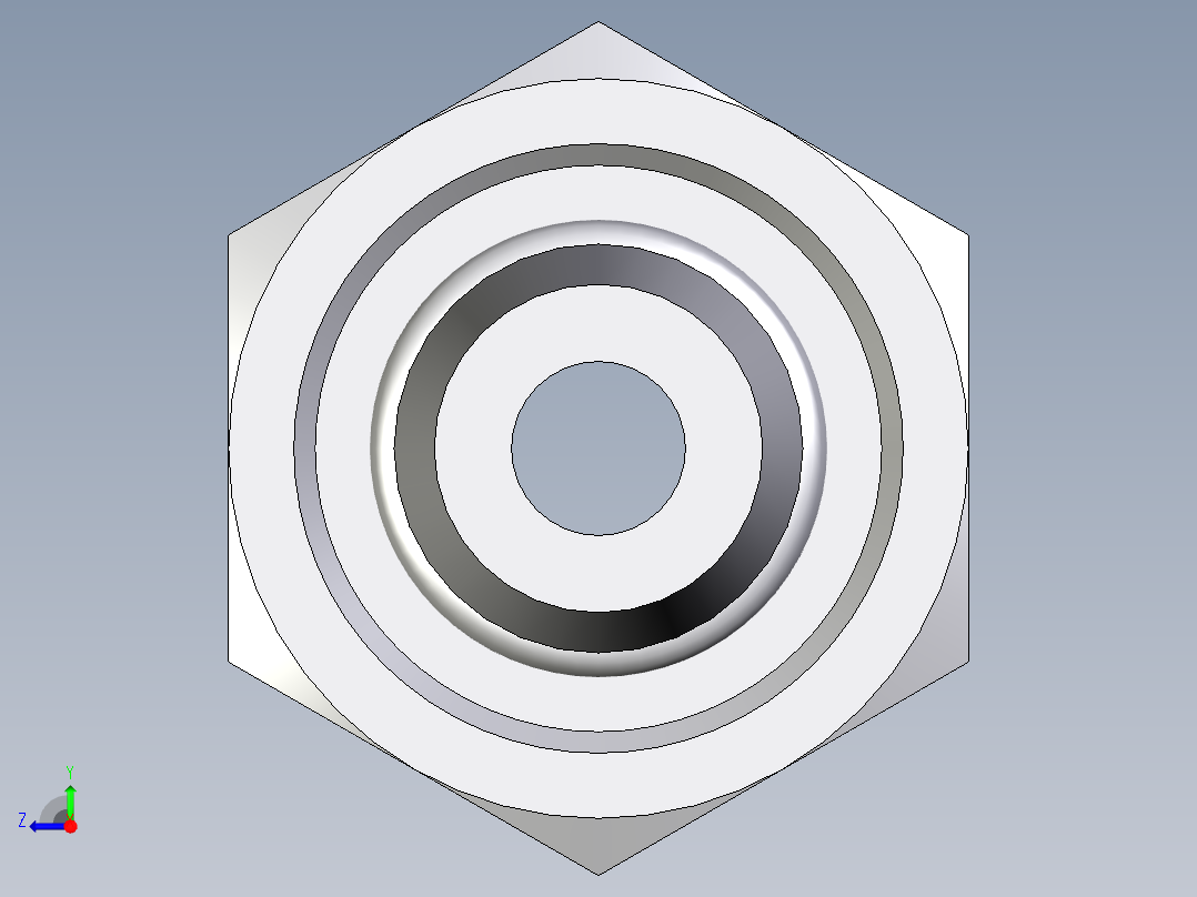 卡套式工业通用硬管接头EO_Swivel_connector_EGE08LMEDCF右视图