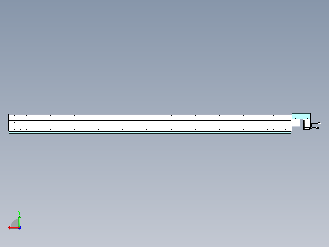 威洛博VBF同步带传动一般环境VBF14-L45-S2050-BR-ZP40-C3后视图