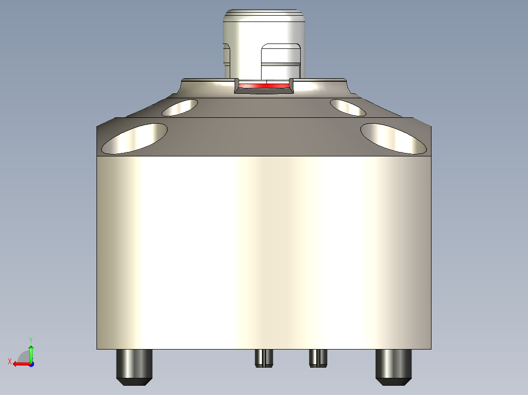 KOSMEKSFA3000-G0N-140多系列多零件图纸模型多系列多零件图纸模型后视图
