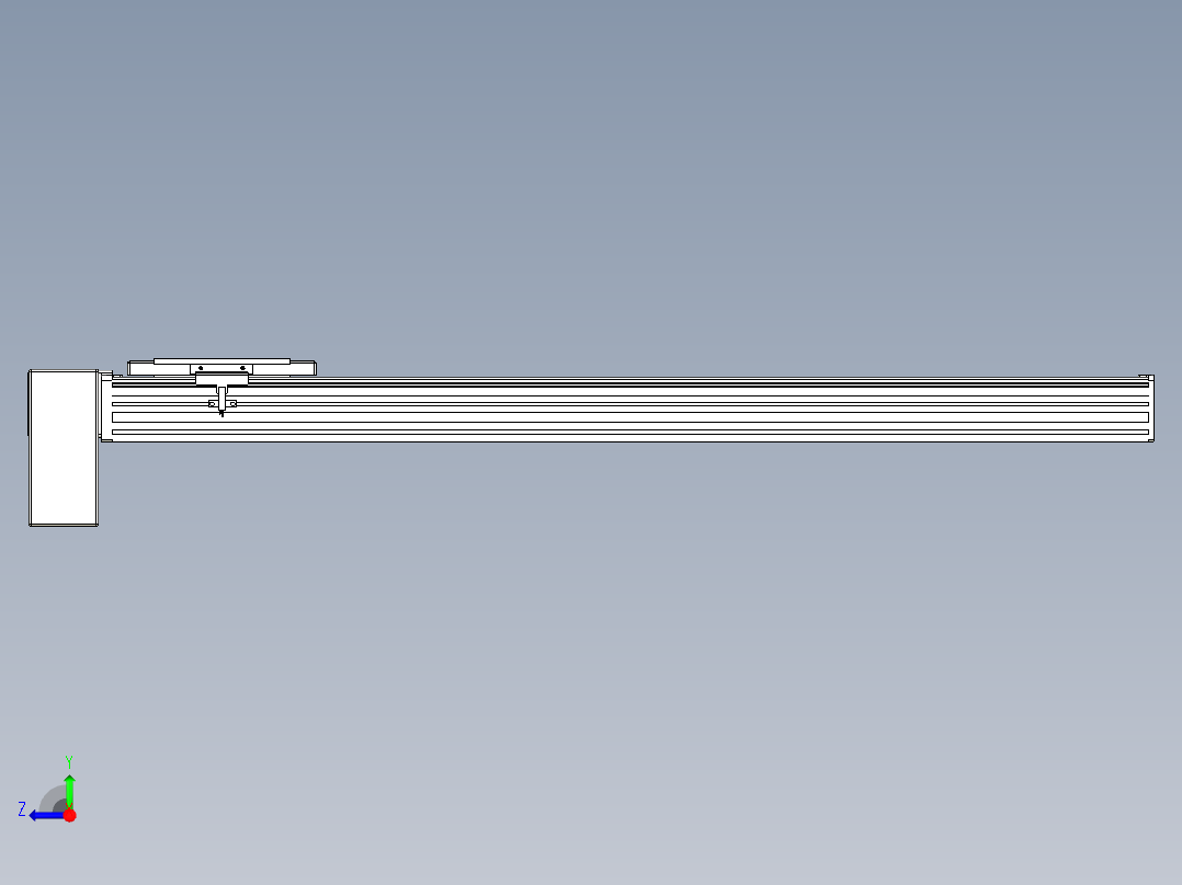 同步带全封闭直线模组TPA-HCB-14D-120-L750-RP-C-P40-N3右视图