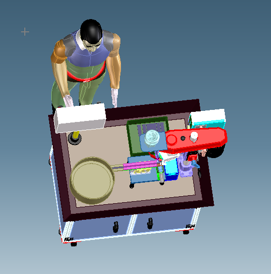 自动攻牙机设备3D模型