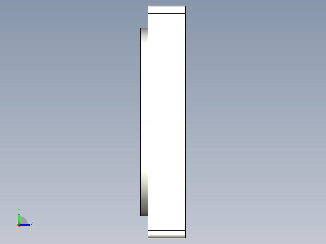 模组KK-86-F2 安川100W电机板(安川=台达 汇川 三菱 富士 禾川).STEP左视图