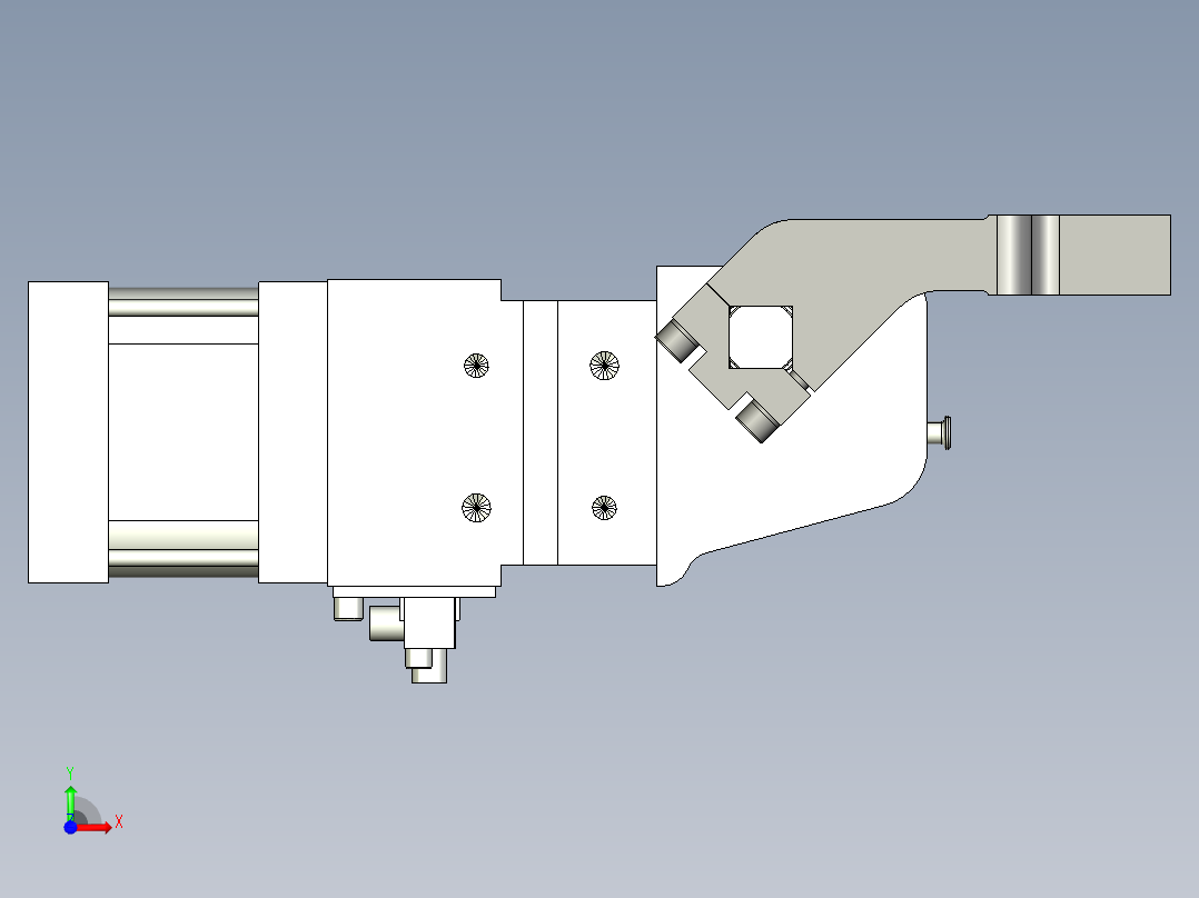 德克斯TUNKERS气缸数模V2 63.1 T12 A11 5~44_GRAD前视图