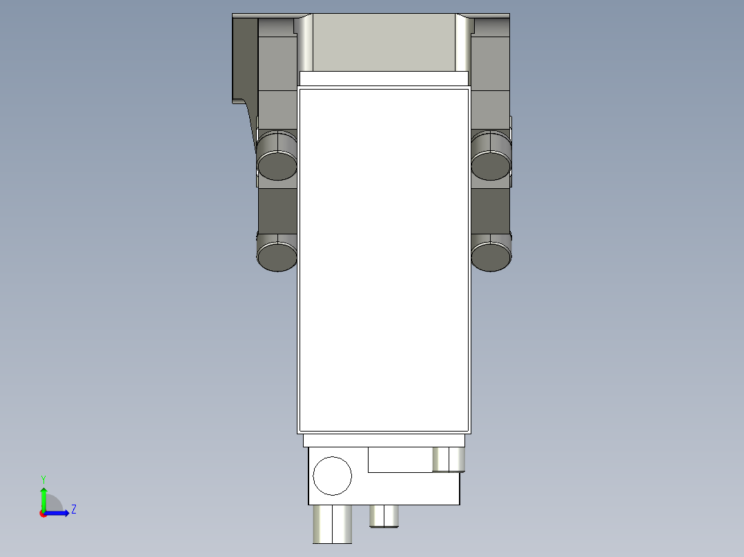 德克斯TUNKERS气缸数模V2 63.1 T12 A11 5~44_GRAD左视图
