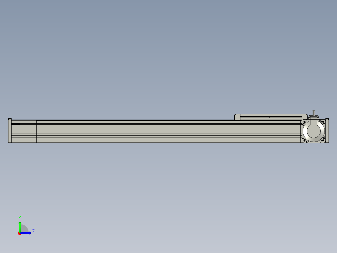欧规系列-LB8-L150-S700-BR-ZP75-C3左视图