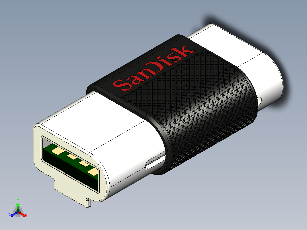 闪迪cruzer双32gb usb驱动器