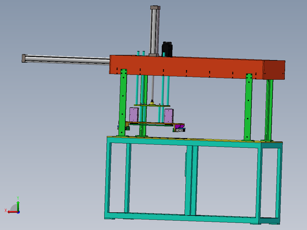 电池壳抓取后视图