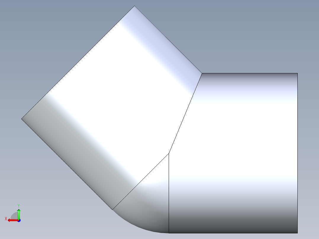 CPVC管件08-Sch80_45Elbow_SxS_9817-012 _1.25in后视图