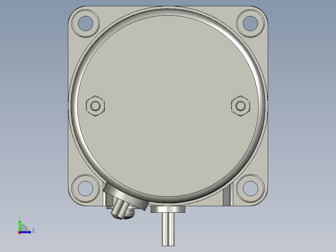 M6RX6GB4L+MX6G3BA微型齿轮调速马达左视图