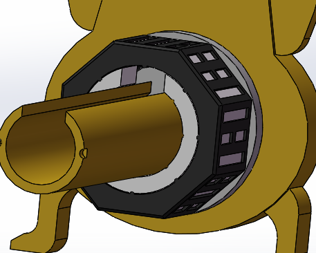 一种仿古密码锁的结构设计与3D模型打印【含图和文档】