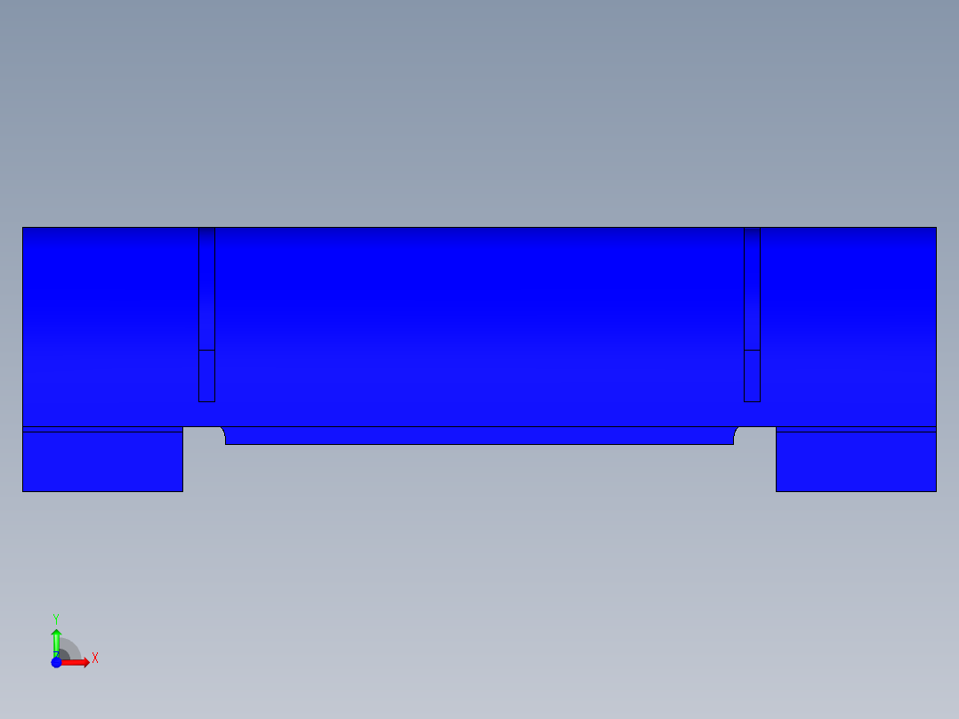人體工學型安全把手ESP(B)-3D多系列多零件图纸模型前视图