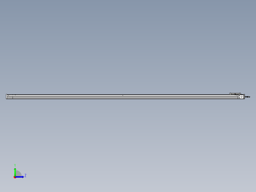 威洛博LB.GB同步带传动--欧规系列LB6A-L130-S3200-BL左视图