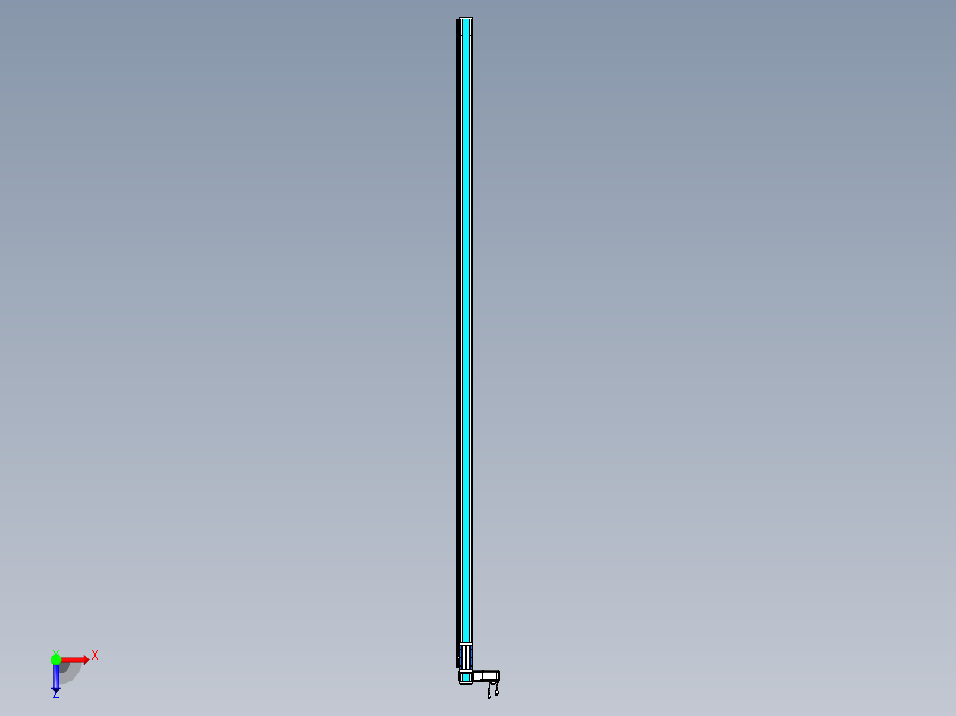 威洛博LB.GB同步带传动--欧规系列LB6A-L130-S3200-BL俯视图