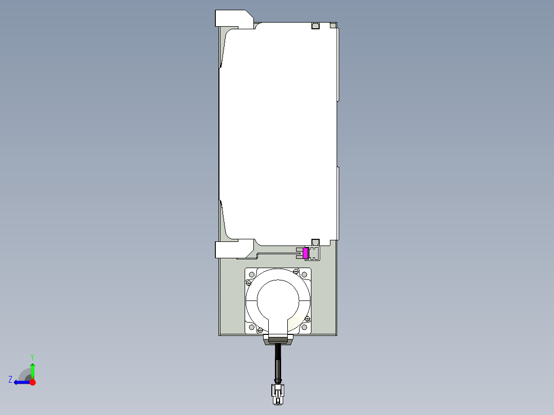 VF丝杆传动-一般环境VF27-Lxx-C-S1150-BL-ZP75-C3右视图
