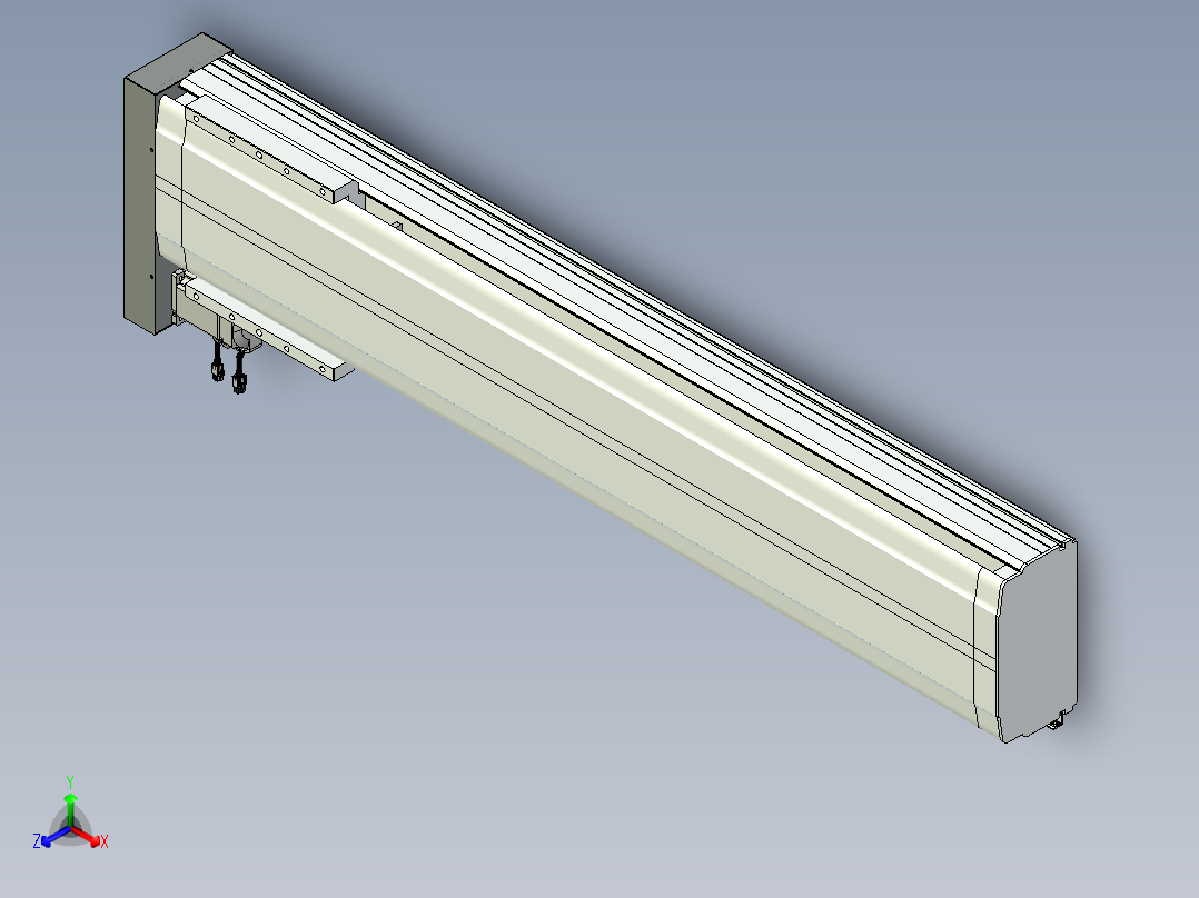 VF丝杆传动-一般环境VF27-Lxx-C-S1150-BL-ZP75-C3正等轴测图