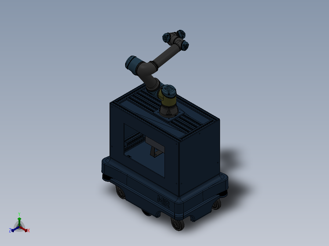 AGV协作机械手642202==40正等轴测图