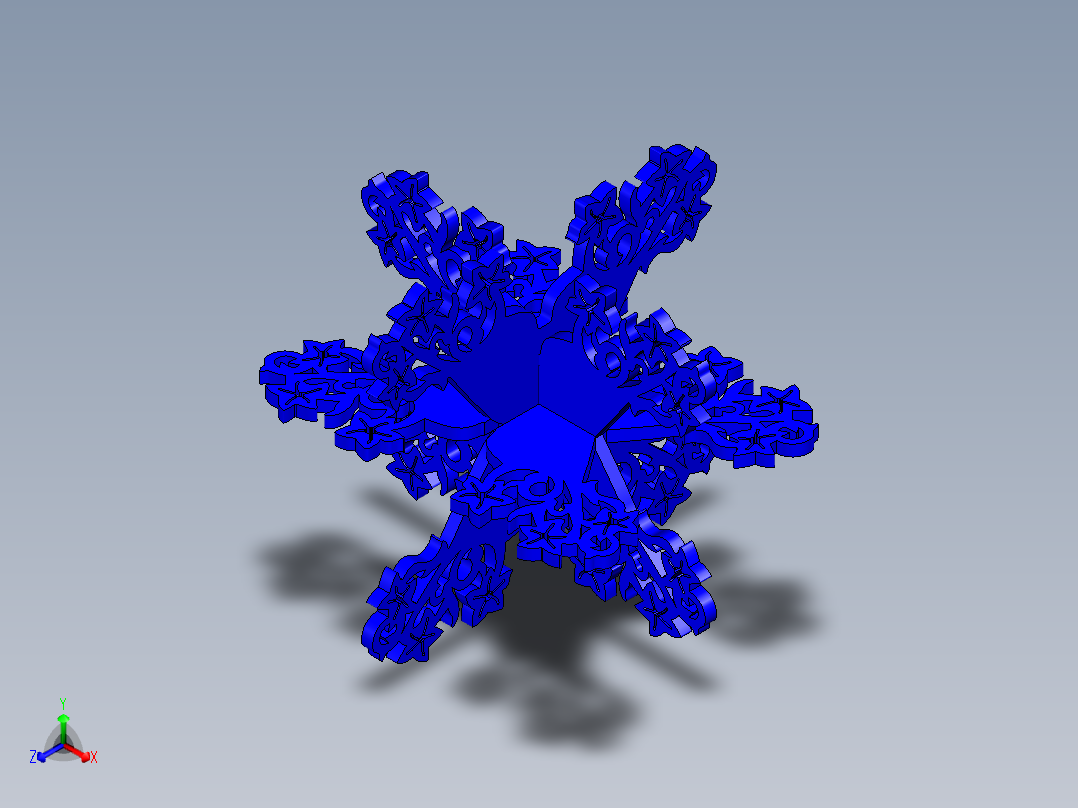 立体拼图、激光切割、线切割图纸(46)正等轴测图
